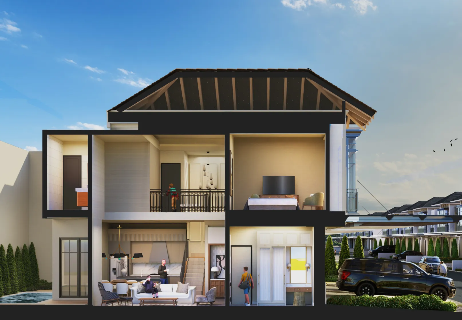 Kehidupan Modern Rumah 2